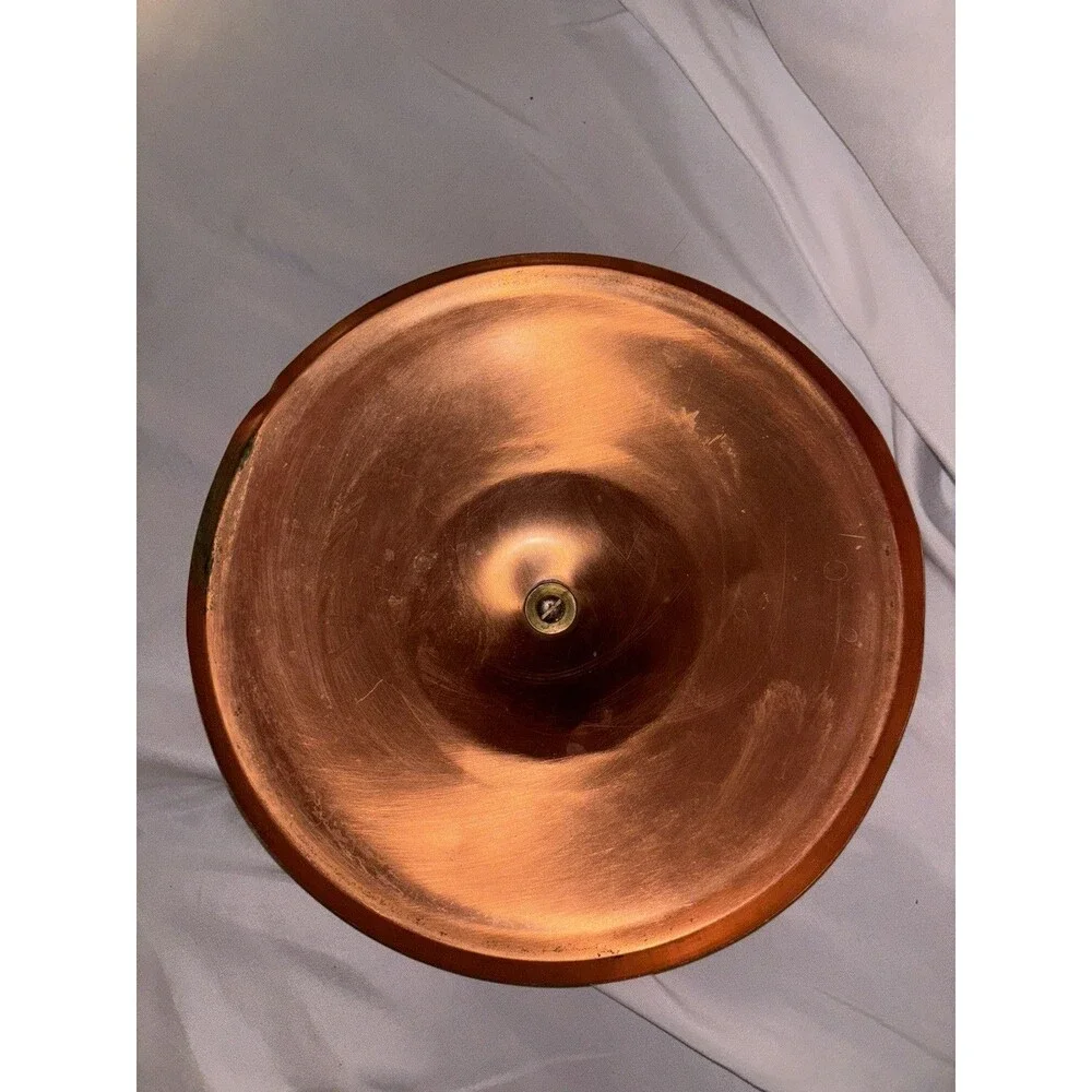 COPPERCRAFT GUILD- Vintage MCM Copper & Black Vinyl Ice Bucket 4.5 Qts.